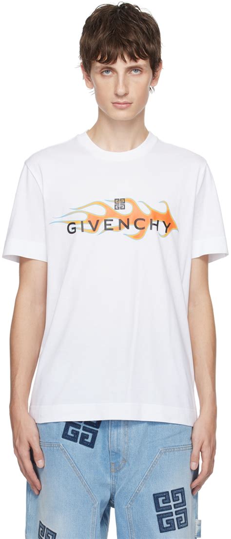 givenchy flame t shirt|Givenchy t shirt men sale.